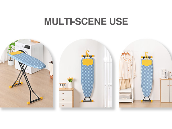 APEXCHASER Ironing Board with Iron Rest, Compact and Space