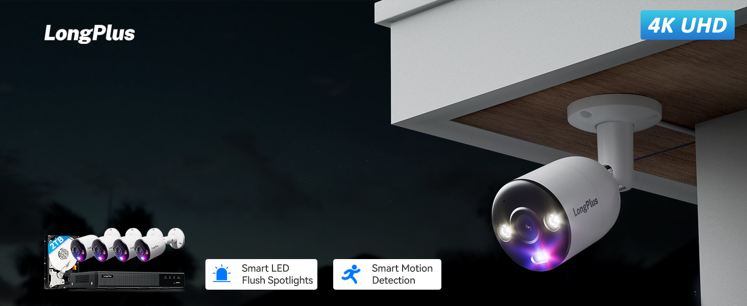 security camera system nvr wired cctv home house indoor outdoor surveillance cctv professional 4k