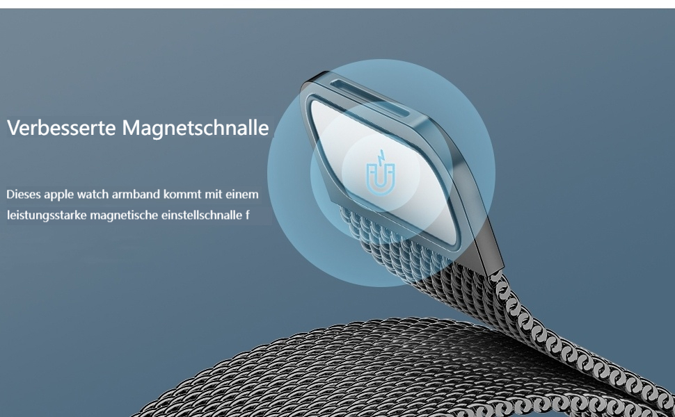 Original Milanese Loop Stainless Steel Strap Compatible with Apple