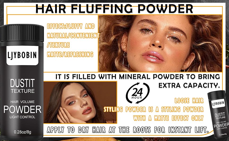 Hair Styling Powder,Matte Volume Powder Hair Texture Powder Hair Powder for Men and Women,Keeps