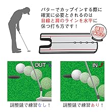 Amazon | GolfStyle パッティングミラー ゴルフ パター 練習 鏡