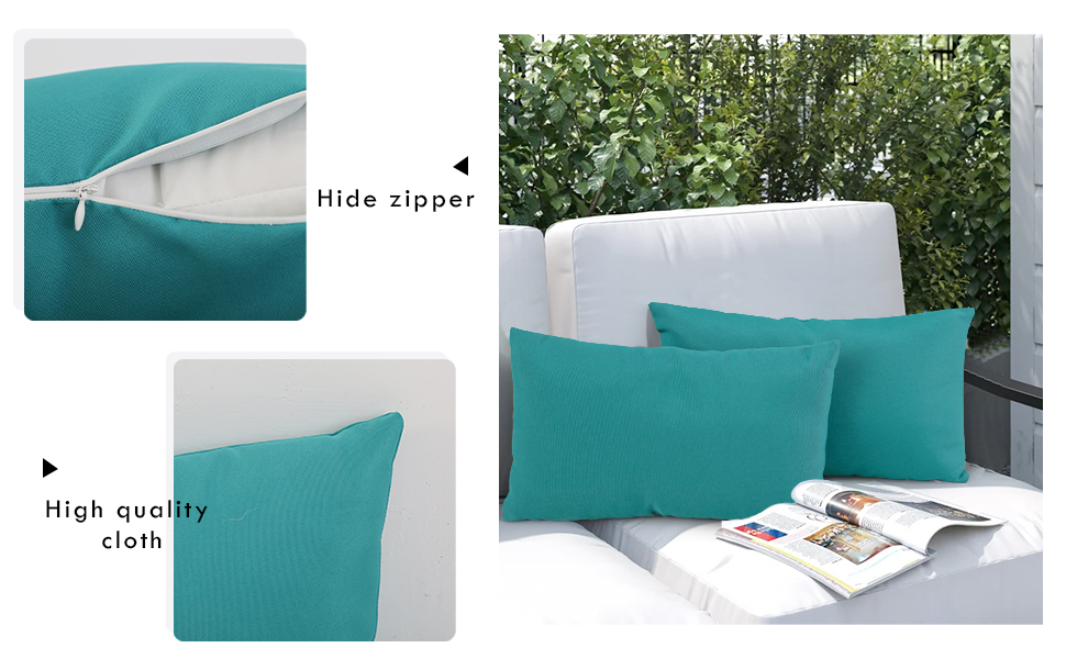 Outdoor Lumbar Pillows for Patio Furniture, Outdoor Pillows