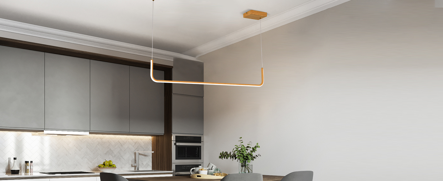 Wood Dining Room Light Fixture