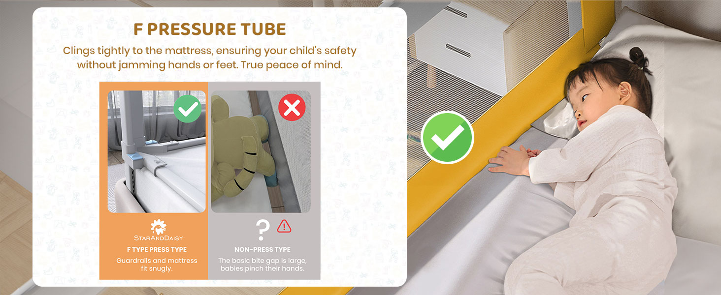 bed guard for child's safety