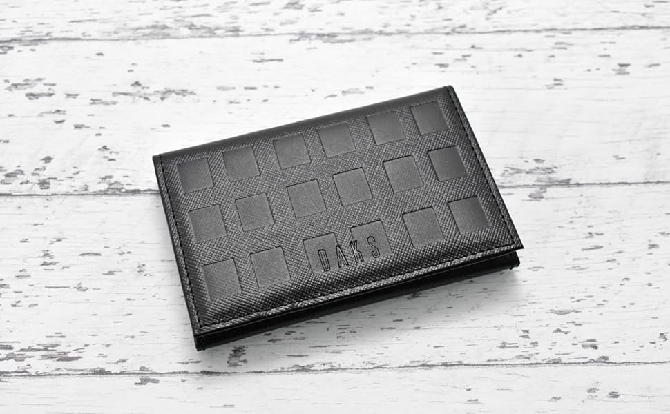 【新品未使用】DAKS 名刺入れ　チェッカーエンボス Checker emboss（チェッカーエンボス） 小銭入れ 「DAKSダックス