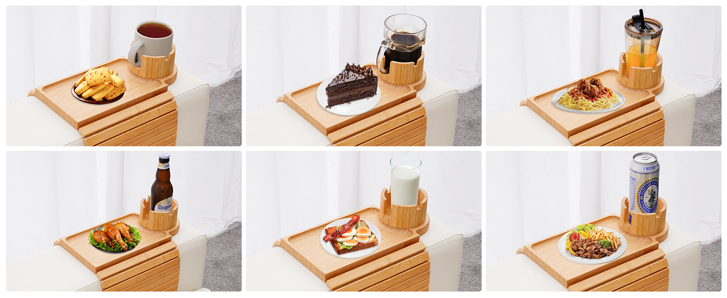 couch cup holder tray