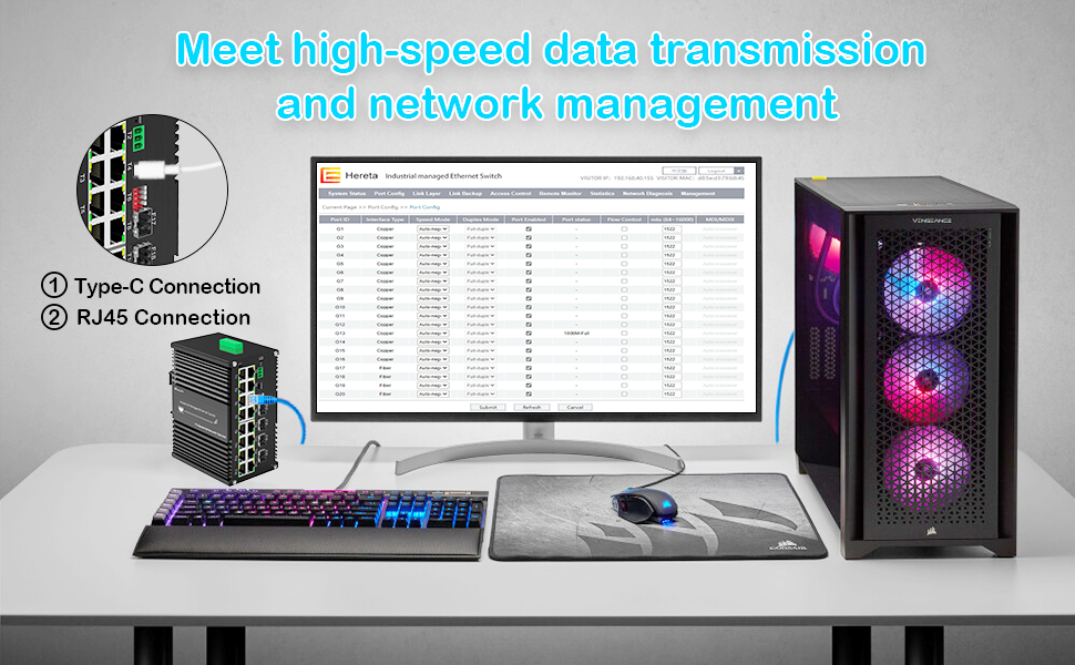 Managed Fiber Switch