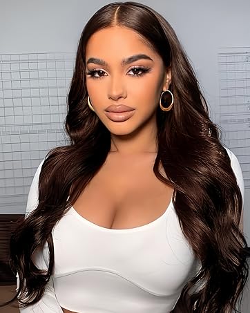 chocolate brown lace front wig