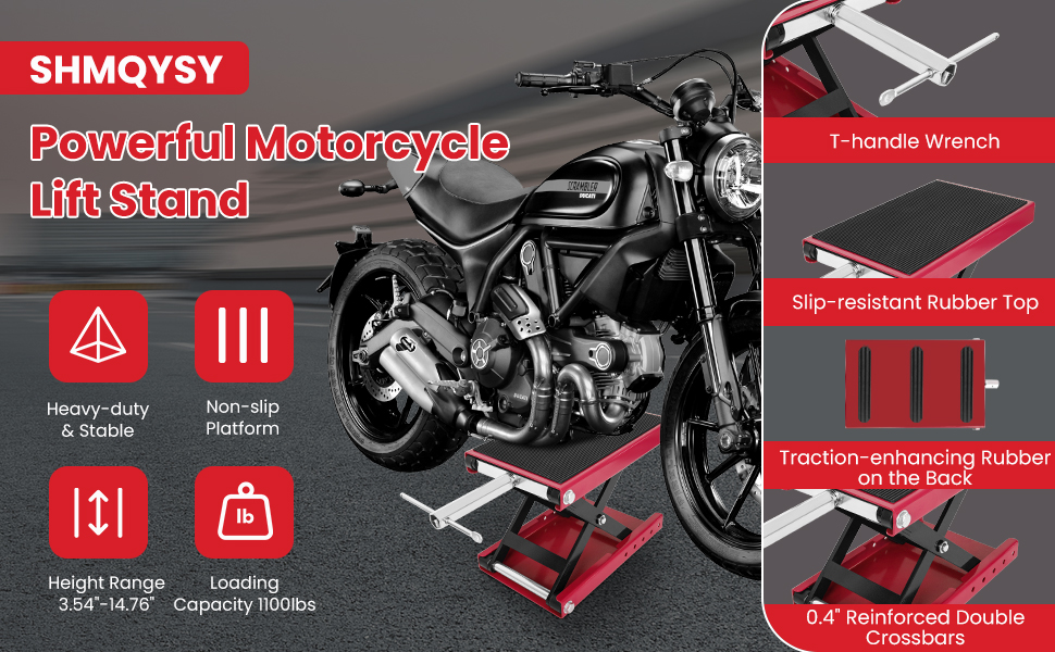 Amazon.com: Motorcycle Lift, 1100 Lbs Capacity Motorcycle