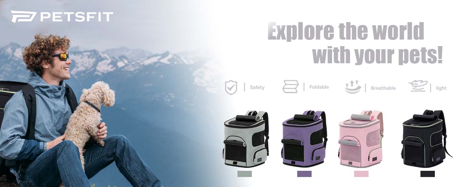 Pet backpack carrier