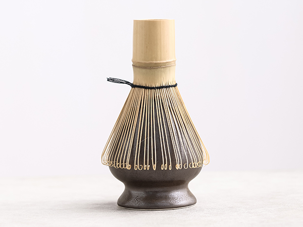 Bamboo whisk and holder