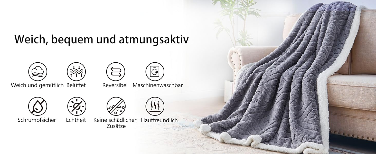 Kuscheldecke Flauschig