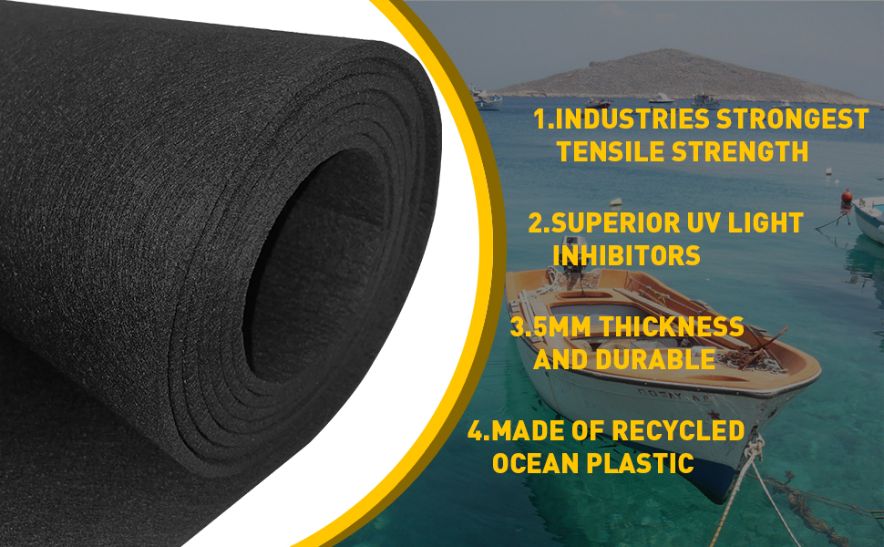 28oz Polyester Boat Trailer Bunk Carpet 12 inch x 13