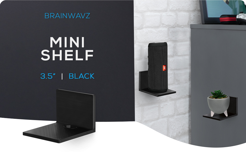 BRAINWAVZ [EOL] 3.5” Small Floating Shelf Speaker & Camera