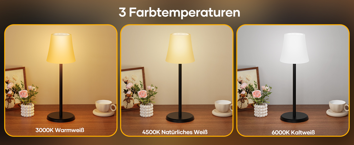 Tischlampe Kabellos