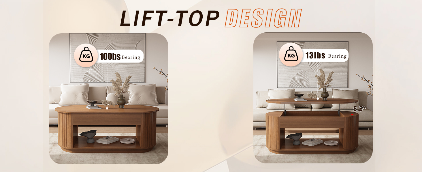 epecoya lift top coffee table
