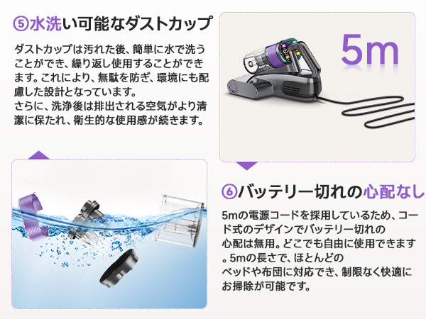 Airpher 布団クリーナー 65℃温風 UV除菌機能 Amazon | Airpher 布団クリーナー 熱風乾燥 たたき40,800回 ダニ
