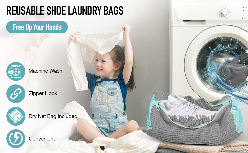 Shoe Washing Machine Bag