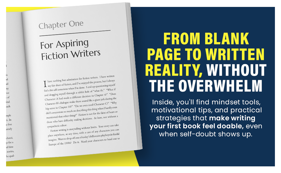 How to write first time author motivation mindset writing help beginners confidence habits tips