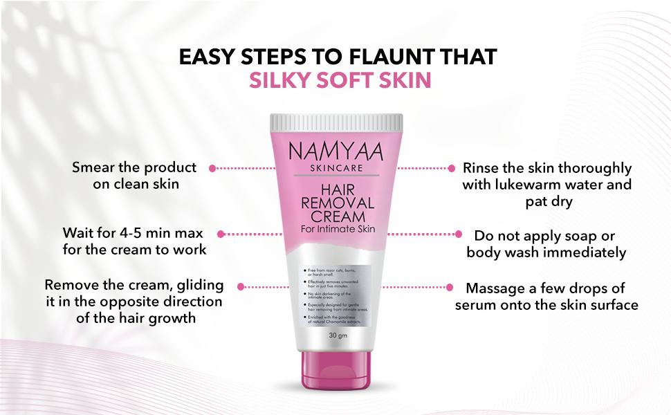 Buy Namyaa Hair Removal Cream for Intimate Skin women 60gm with After