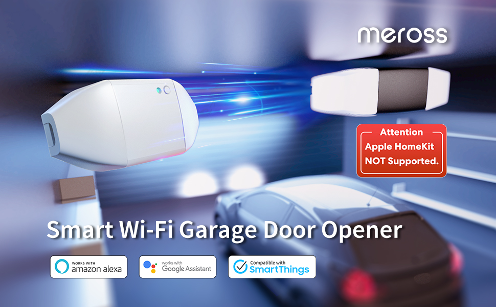 Smart Garage Door Opener Remote, APP Control, Compatible with Alexa