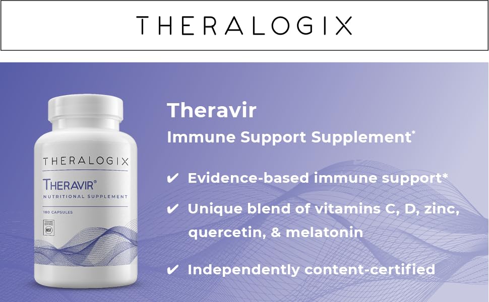 Amazon.com: Theralogix Theravir Immune Support Supplement - 90-Day ...