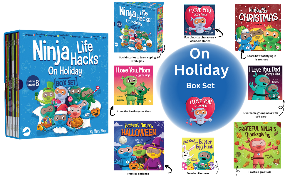 ninja life hacks box set book set a little spot holiday box set emotional social books for kids