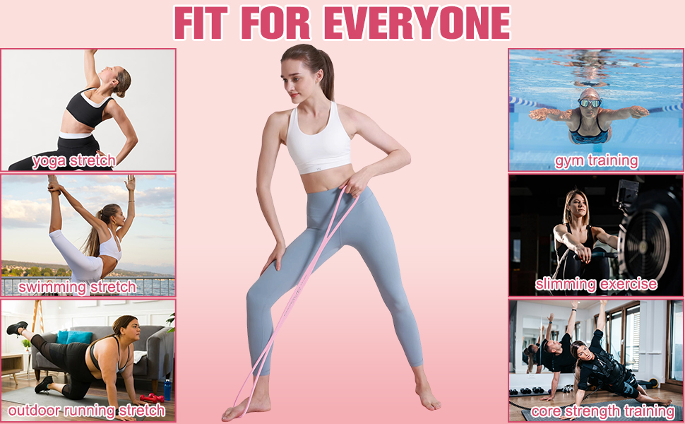 FITNESS AND BODY PULLER RESISTANCE BANDS