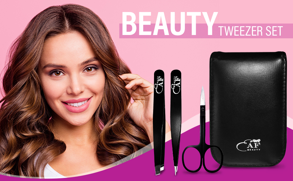 Beauty tweezer set