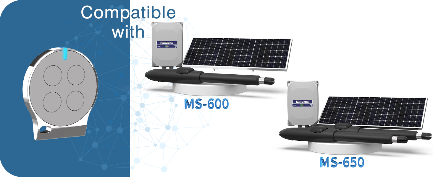 Premium Design Remote Control 433MHz for MS600 and MS650 Swing Gate Operator