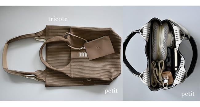 qbag paris トリコットプチ tricote petit トープ q bag paris トートバッグ オールシーズン 秋冬 ミニ ニット