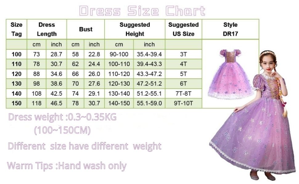Princess Dresses for Girls Cosplay Halloween Christmas Party for kids Costume 