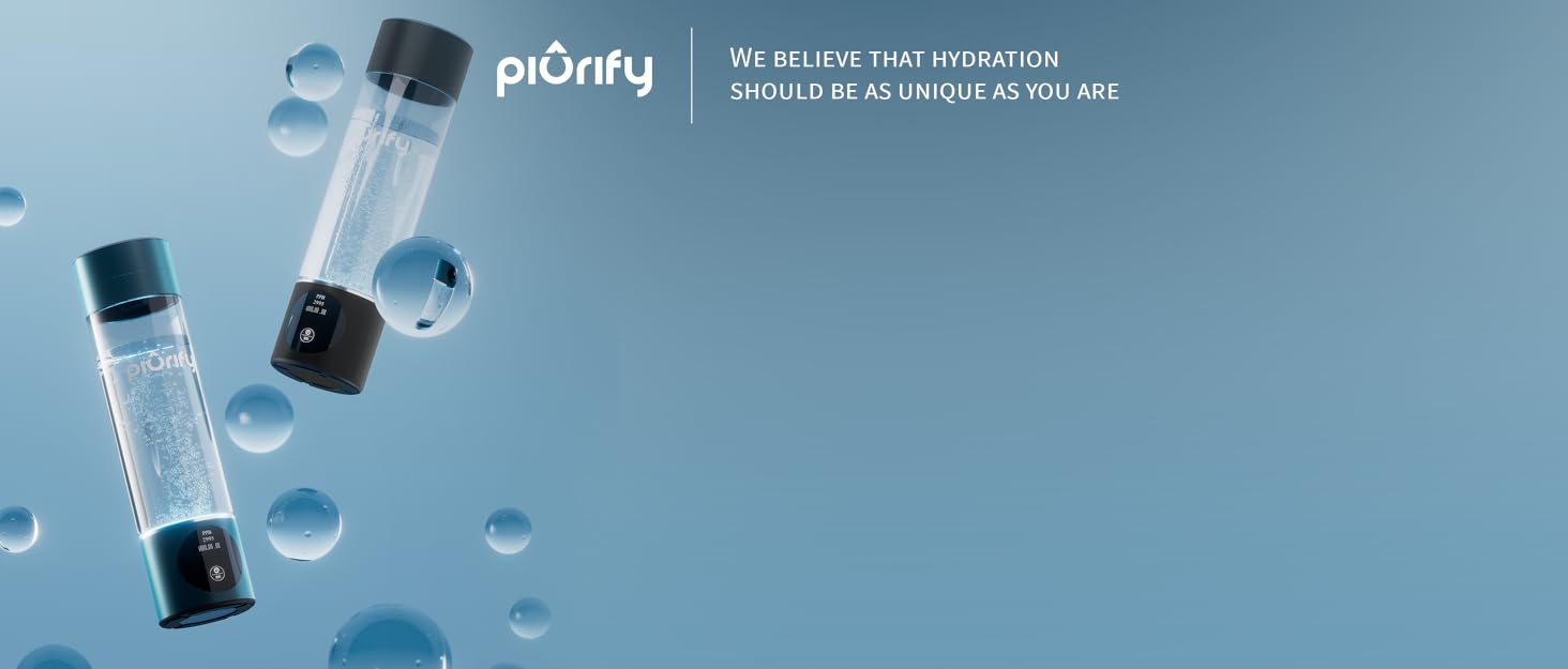 hydrogen water bottle generator machine hydro h2 hydration piurify purify pure portable atheltic