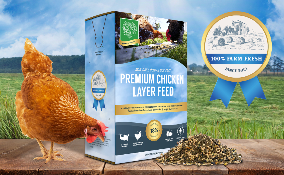 Small Pet Select Chicken Layer Feed, NonGMO, Corn Free