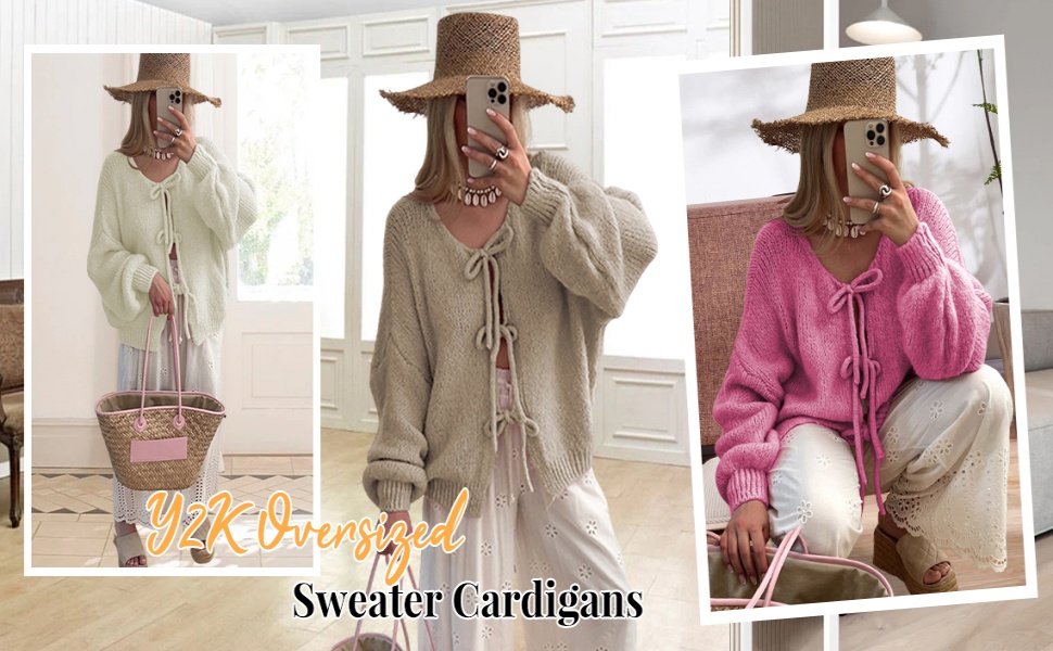Intimite 佐々木希 Low Gauge Knit Cardigan The Weirdo Cardigan Sweater in Enchanted Forest + Neon Pink