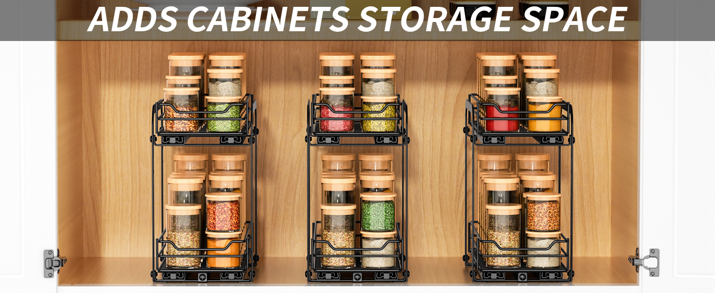 cabinet spice rack