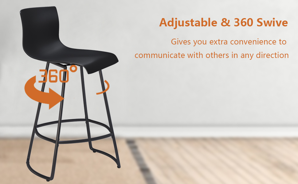 POINTANT Bar Stools Set of 4 Bar Stools Counter Height Bar