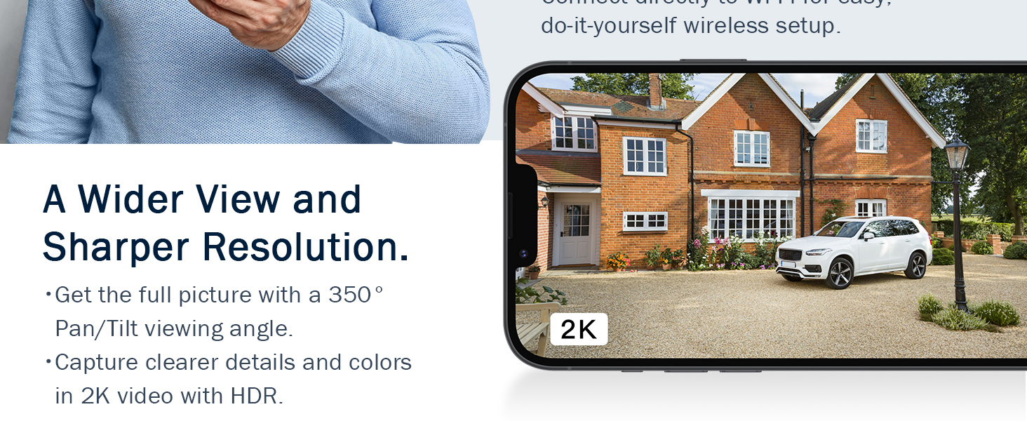 2.4GHz Light Bulb Security Camera Outdoor Waterproof 2.5K