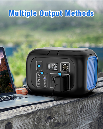 portable power station solar generators battery pack with ac outlet