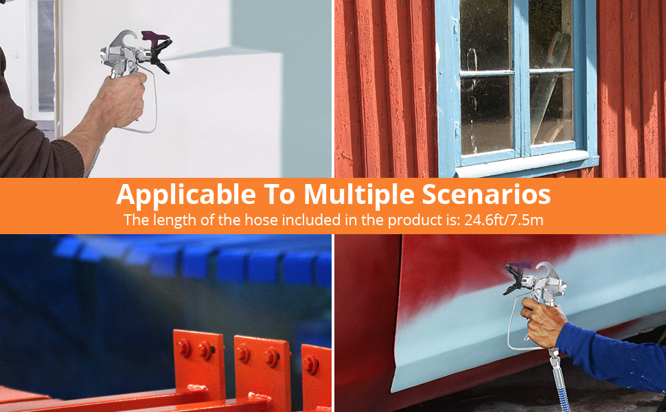 Garvee Airless HVLP Paint Sprayer, High Efficiency, ThinningFree