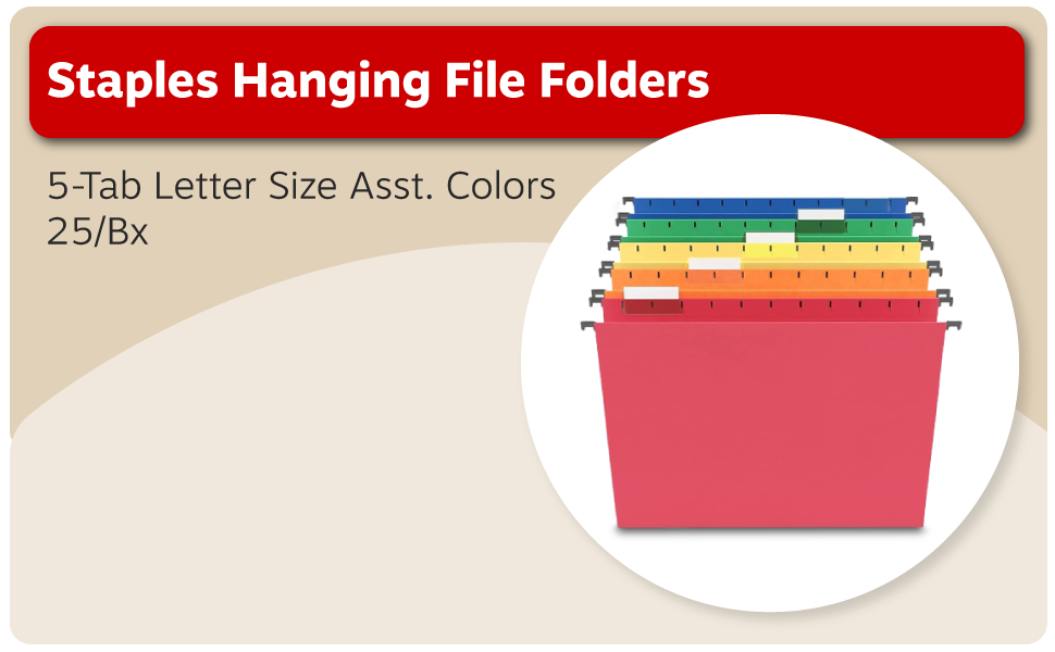Hi-STANDARD パンフ ブックレット Amazon.com : Staples Hanging File Folders, 1/5-Cut Tab