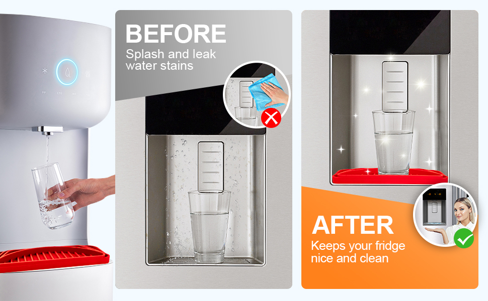 ASOUNY Silicone Refrigerator Drip Catcher Nonslip