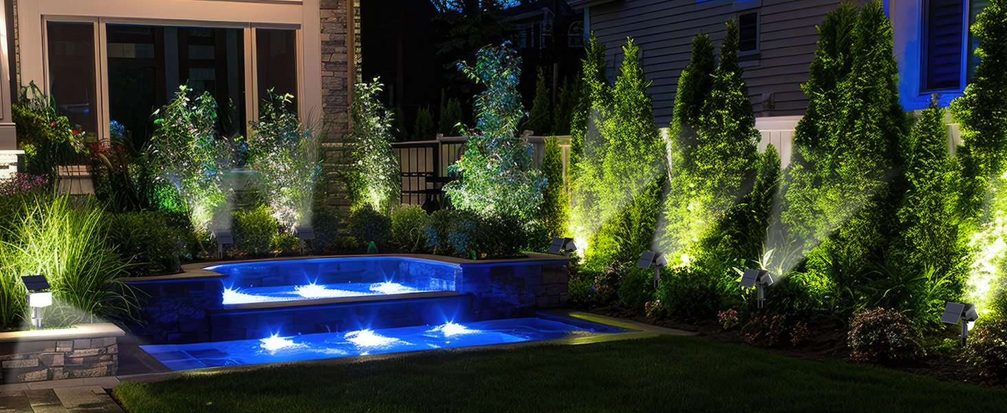 WELALO Solar Spot Lights Outdoor