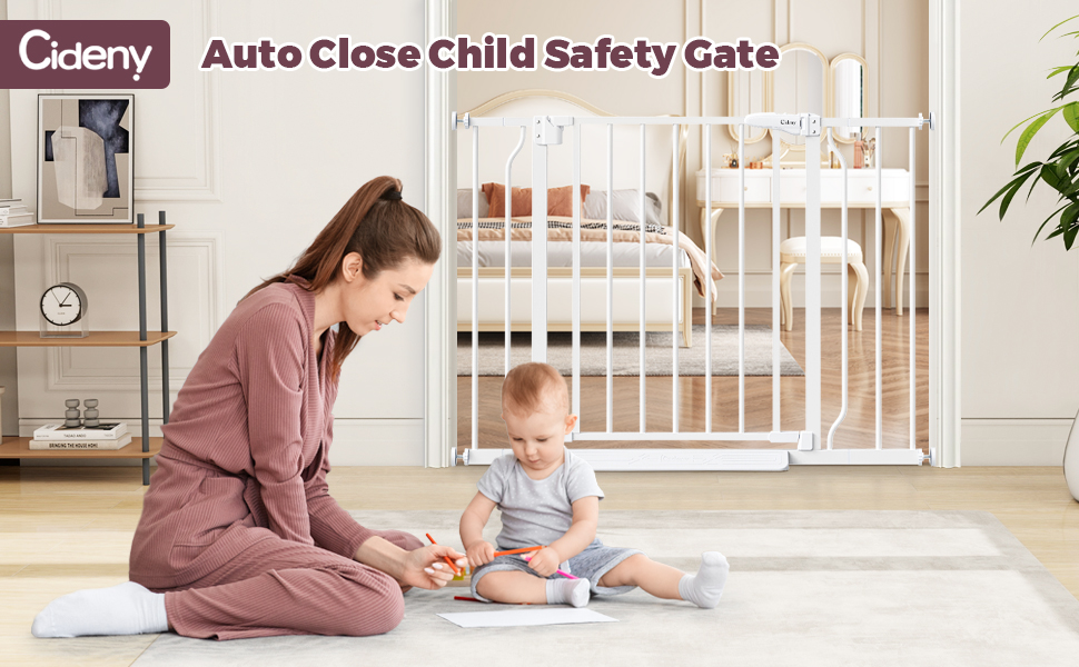 Auto Close Child Safety Gate Baby Gate Pet Gate Dog Gate