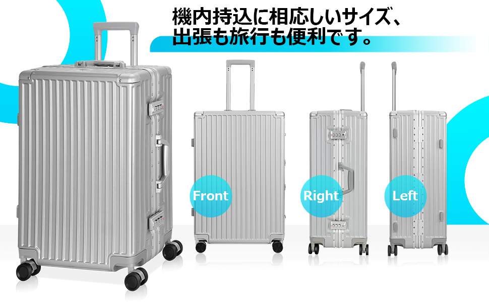 Amazon | [AnyZip] スーツケース キャリーバッグ キャリーケース