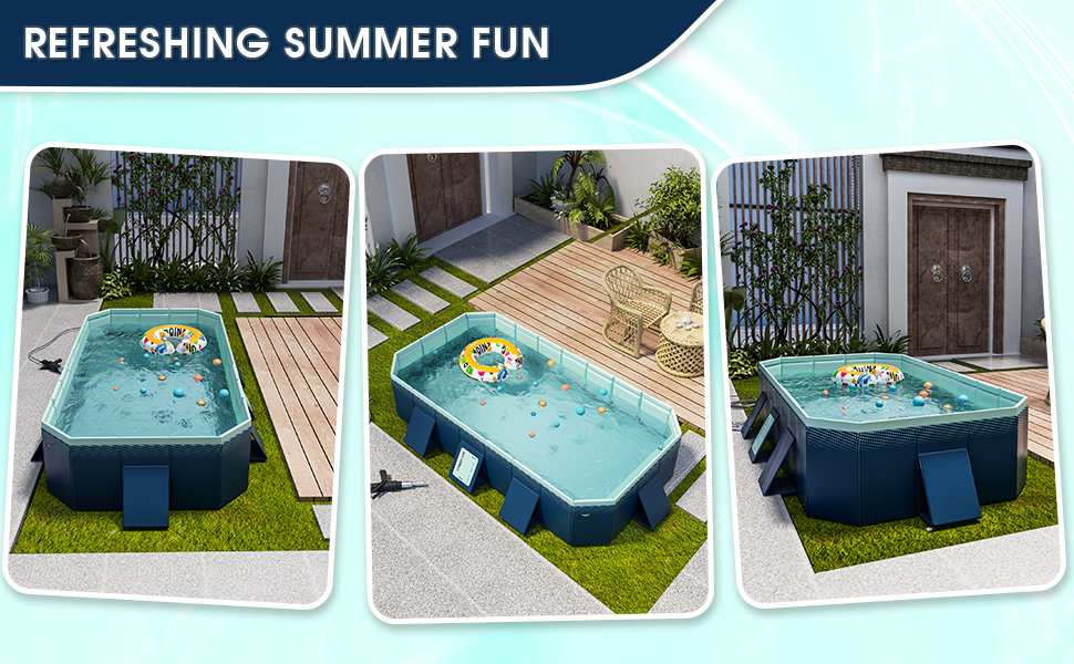 【匿名配送】Swimming Pool 匿名配送】Swimming Pool Amazon.com: Foldable Swimming Pool