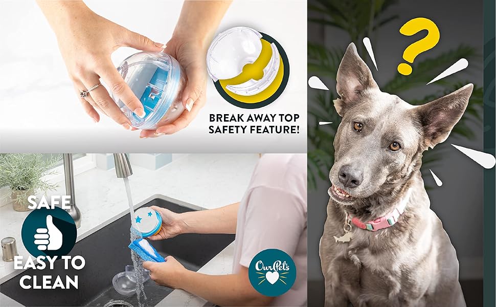 Pet Supplies Pet Zone IQ Treat Ball Adjustable Dog Treat Dog Ball