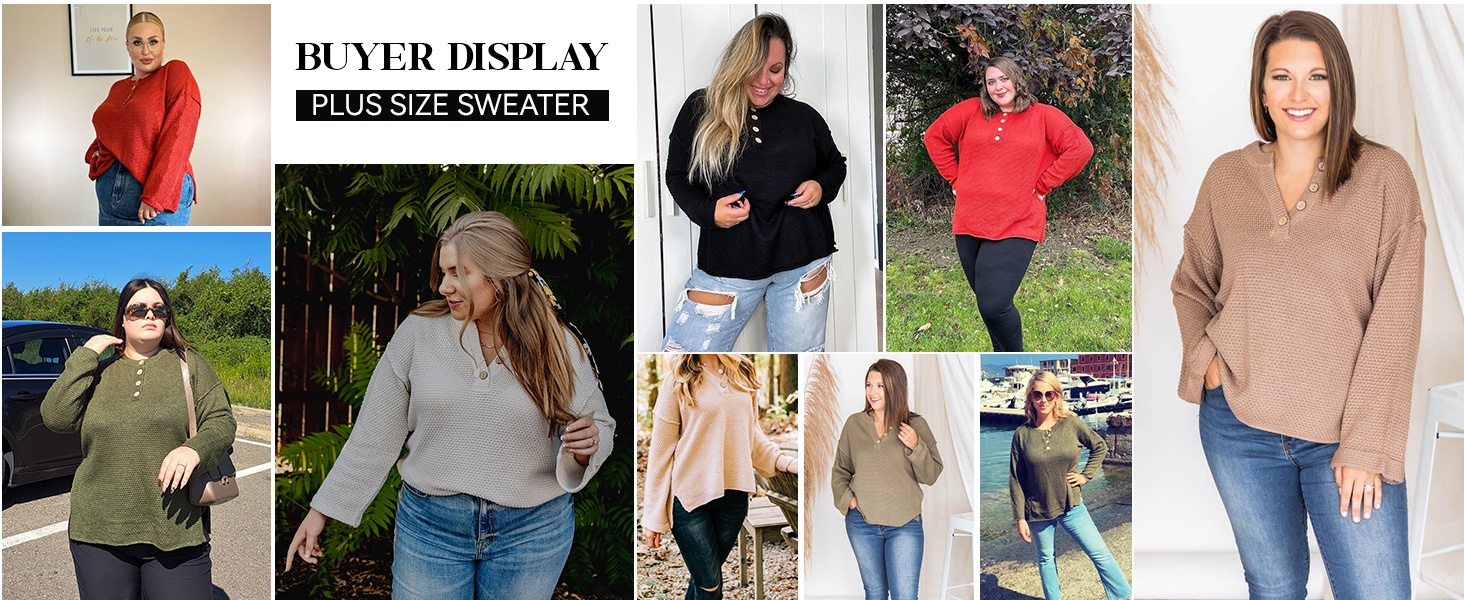 plus size sweater