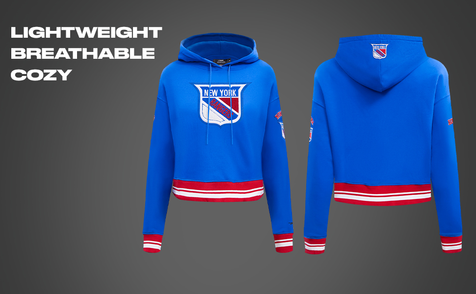 Characteristics NHL Women Retro Classics Cropped Pullover Hoodie