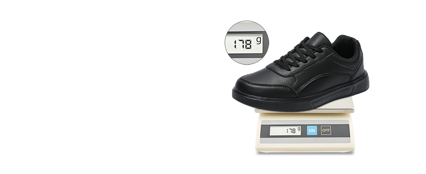 lightweight shoes. The single shoe weighs only 178g (measured in EU size 44)